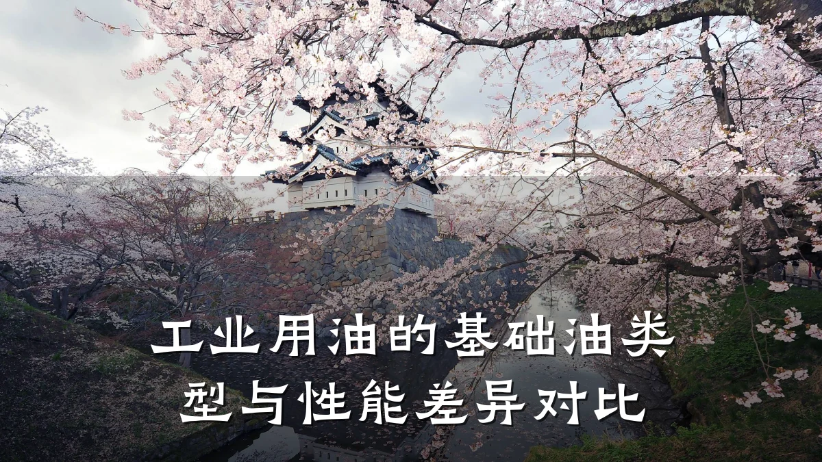 工业用油的基础油类型与性能差异对比