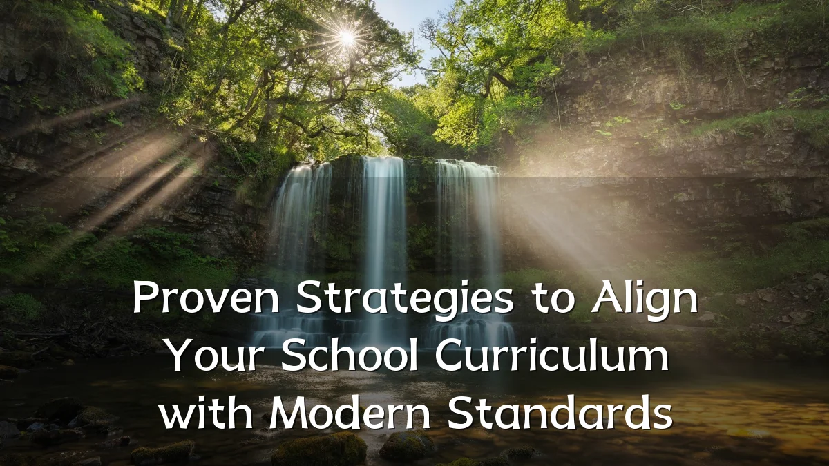 Proven Strategies to Align Your School Curriculum with Modern Standards
