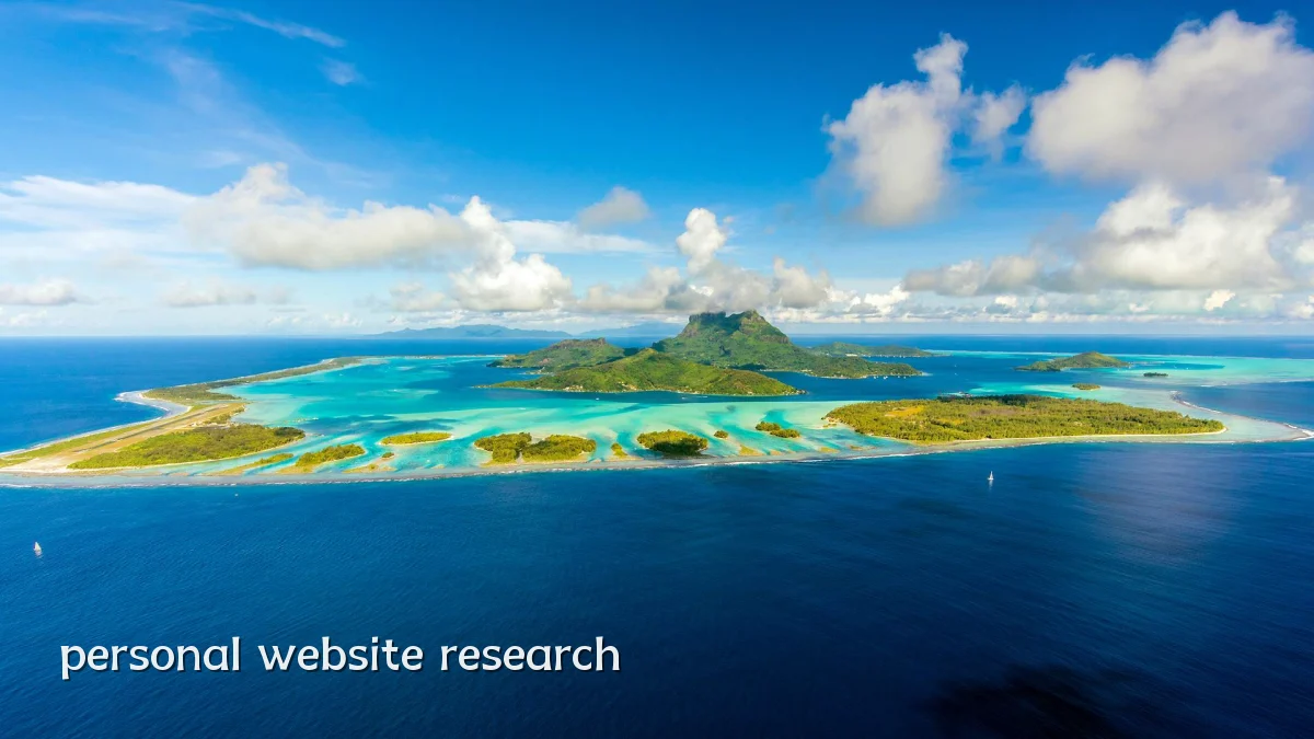 personal website research