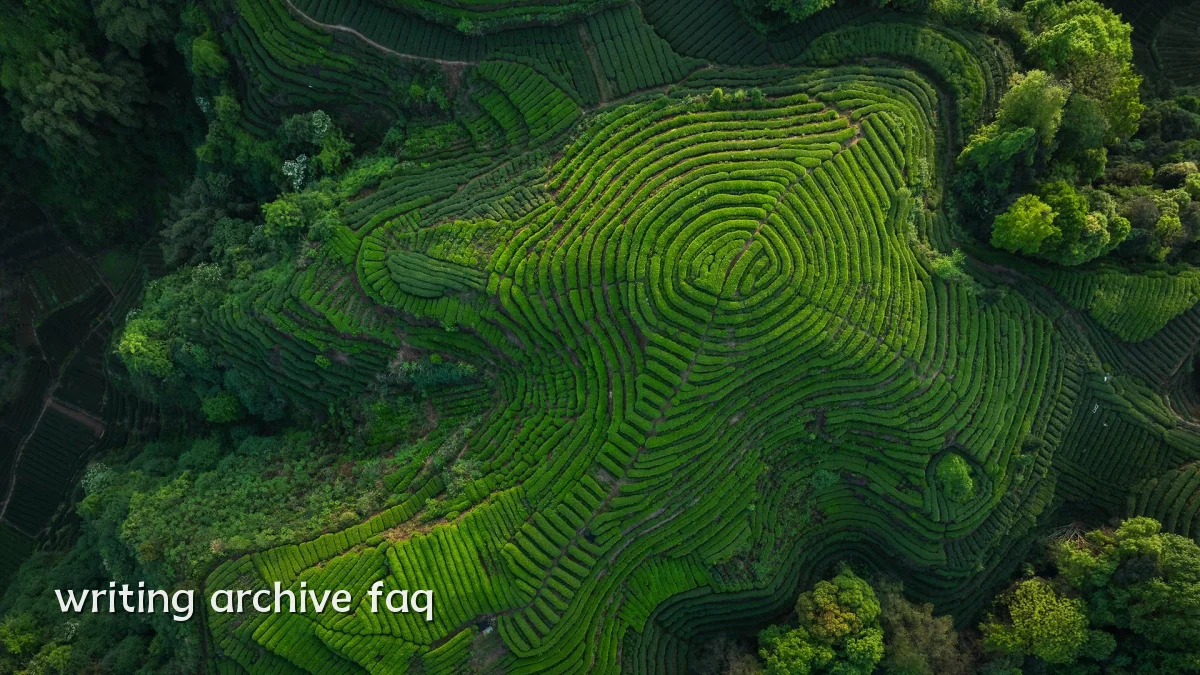 writing archive faq